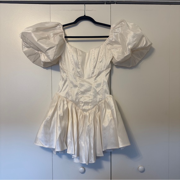 For Love & Lemons Bridal Mia Mini Dress - Picture 10 of 10